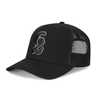 BLACK & WHITE 62 OUTLINE TRUCKER