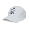 WHITE & BLACK 62 LOGO TRUCKER