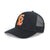 BLACK & ORANGE 62 LOGO TRUCKER